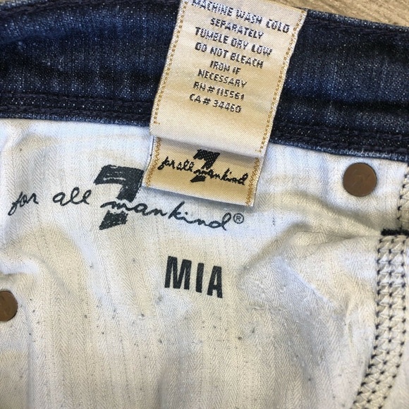 Seven 7 For All Mankind Mia Bootcut Denim Jeans - Picture 7 of 7